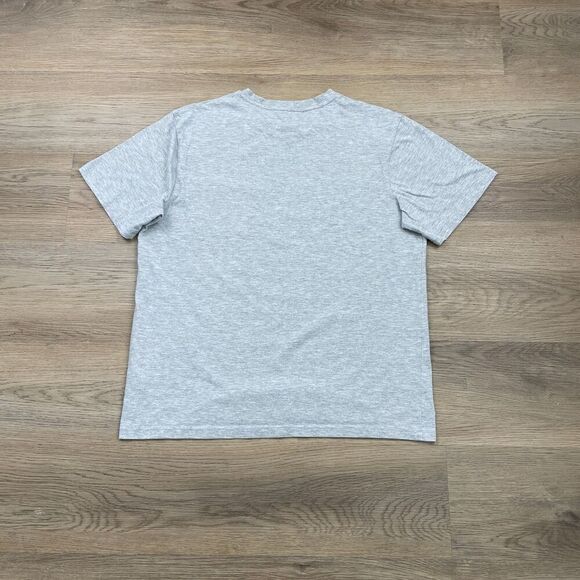 Lacoste Shirt Mens Large Gray Tennis Regular Fit Short Sleeve Logo - Picture 6 of 10